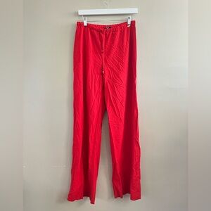 St. John Polazo Pants- Drawstring Wide Leg -‎ Size Small